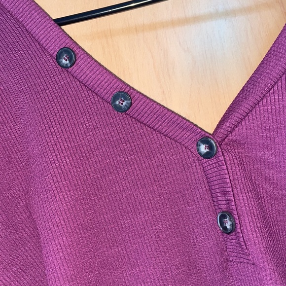 NWT Francesca’s June & Hudson bodysuit size large ribbed - Picture 2 of 4